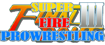 Super Fire Pro Wrestling 3 Final Bout logo for Super Famicom